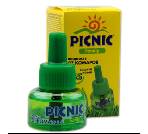 Рідина від комарів із рослинними екстрактами PICNIC Family