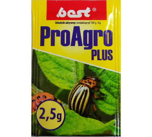 ЗЗР/ДОБРІВА Інсектицид ProAgro Проагро ТМ Best Польща 2.5г/5сот (Жук)