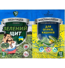 Інсектофунгіцид Зелений щит "Для огірків та кабачків" 10г+3мл