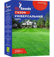 Насіння газонної трави Універсальний газон 200г GLSeeds Україна