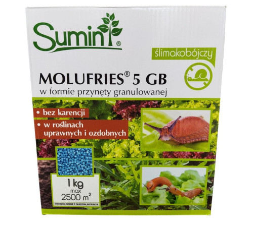Засіб від слимаків Molufries 5GB 1кг Sumin аналог Слімакс / Slimax