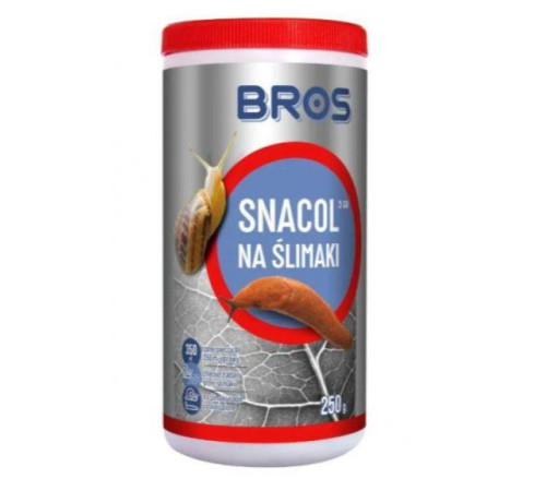 Засіб від слимаків Snacol/Снакол ТМ Bros/Брос 250г Польща ОРІГІНАЛ /12шт
