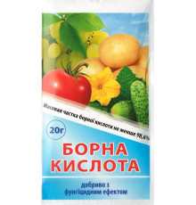 Стимулятор росту Борна кислота 20г