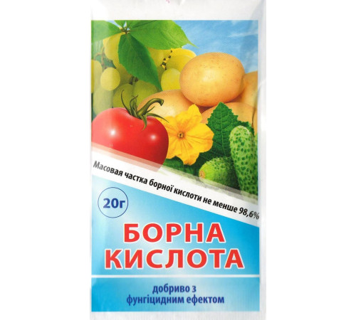 Стимулятор росту Борна кислота 20г