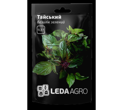ТМ LEDAAGRO Базилік зелений Тайський 0,3г