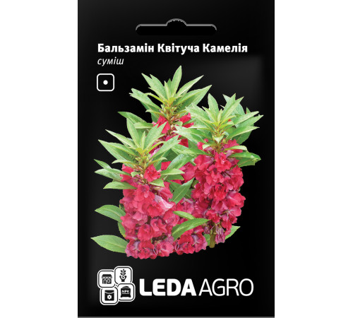 ТМ LEDAAGRO Бальзамін Квітуча Камелія 0,5 г