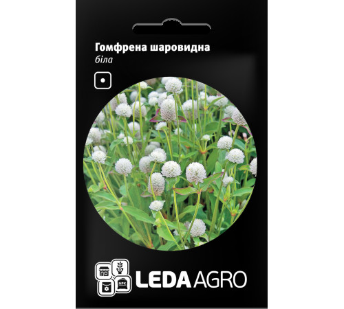 ТМ LEDAAGRO Гомфрена шаровидна Біла 0,1 г