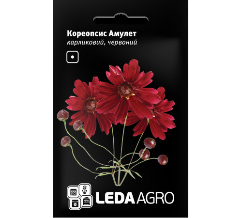 ТМ LEDAAGRO Кореопсис Червоний Амулет 0,2г