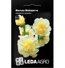 ТМ LEDAAGRO Мальва махрова Майоретте жовта 0,2 г