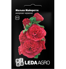 ТМ LEDAAGRO Мальва махрова Майоретте червона 0,2 г