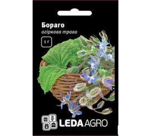 ТМ LEDAAGRO Огіркова трава Бораго 1г