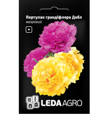 ТМ LEDAAGRO Портулак грандіфлора Дабл махровий 0,05 г