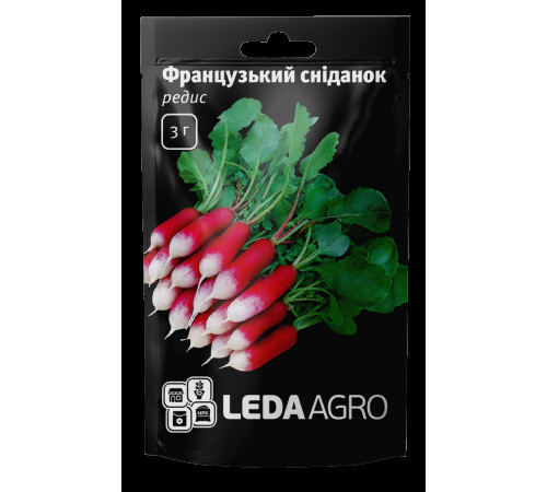 ТМ LEDAAGRO Редиска Французький завтрак 3г