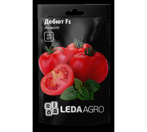 ТМ LEDAAGRO Томат Дебют F1 10шт