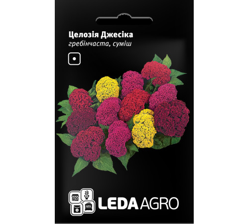 ТМ LEDAAGRO Целозія Джесіка гребінчаста суміш 0,01 г