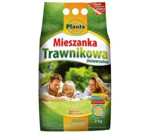 ТМ PLANTA Газонна трава Mieszanka Trawnikowa Універсальна 2кг