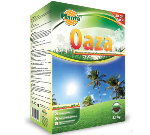 ТМ PLANTA Газонна трава OAZA посухоуст. 2.7 кг