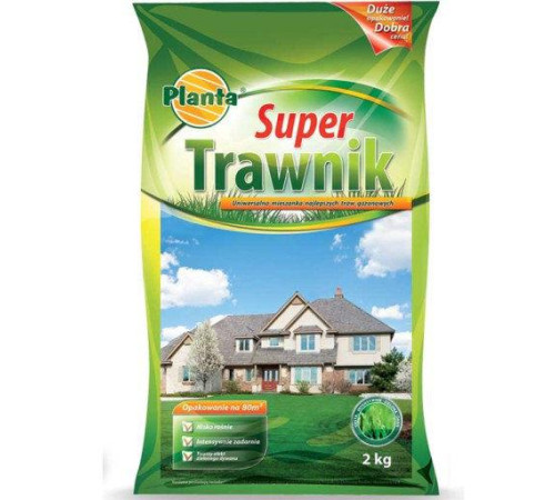 ТМ PLANTA Газонна трава Super Trawnik універсальна 2кг