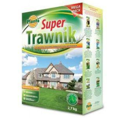 ТМ PLANTA Газонна трава Super Trawnik універсальна 900г