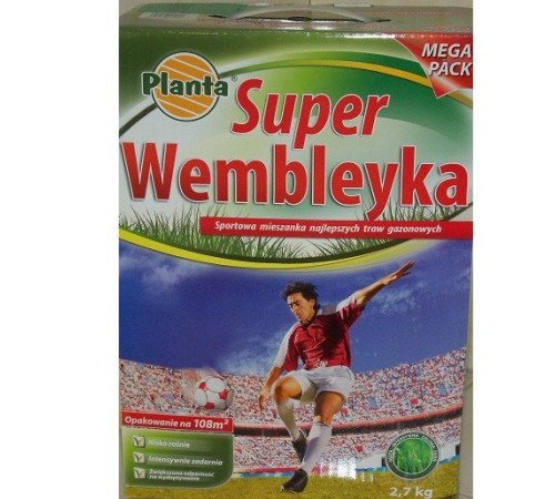 ТМ PLANTA Газонна трава Wembleyka спорт. 2.7кг