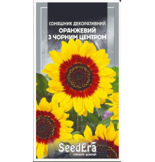 ТМ SeedEra Соняшник декоративний Жовтий з чорним центром 0,7 г
