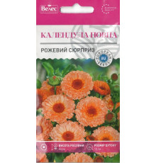 ТМ ВЕЛЕС Календула повна Розовий сюрприз 0,5 г