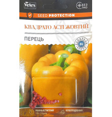 ТМ ВЕЛЕС Перець Квадрато Асті жовтий 50шт інкруст.