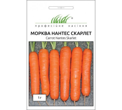 ТМ Професійне насіння Морква Нантес Скарлет 1г