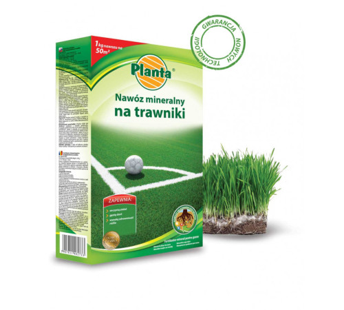 Добриво Planta для Газонів у гранулах 1кг
