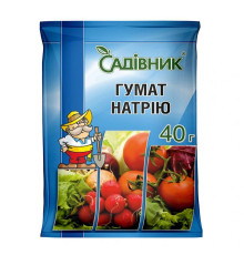 Добриво Садівник Гумат Натрію 40г/50шт