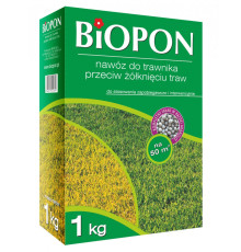 BIOPON Добриво для газонів проти пожовтіння 1кг
