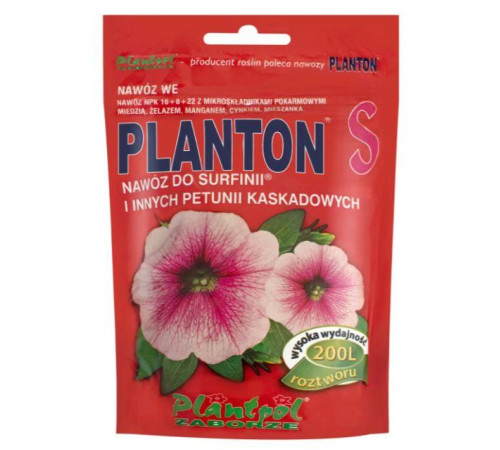 Добриво Плантон S (Planton) для сурфіній та петуній 200г
