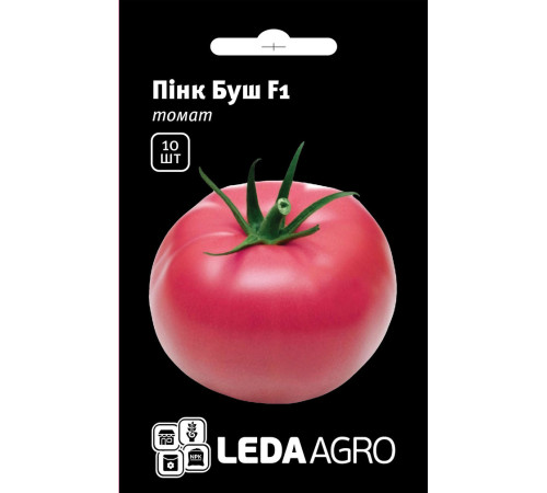 ТМ LEDAAGRO Томат Пінк Буш F1 10шт