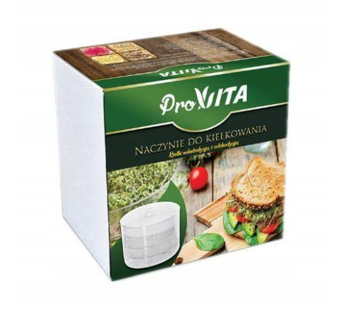 Пророщувач (спраутер) для насіння та мікрозелені ТМ ProVita Польща