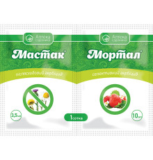 ТМ Укравіт Гербіцид Мастак 3,5 мл+Мортал 10мл/24шт
