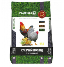 Компост із курячого посліду гранулювань PeatField 6л