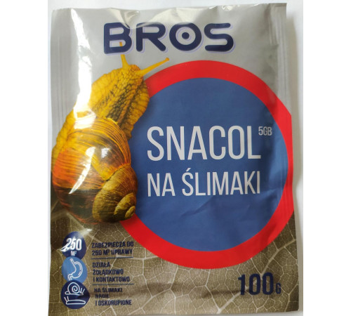 Засіб від слимаків Snacol/Снакол ТМ Bros/Брос 100г Польща ОРИГІНАЛ