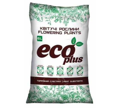 Торф'яний субстрат Eco Plus Квітучі рослини 6л