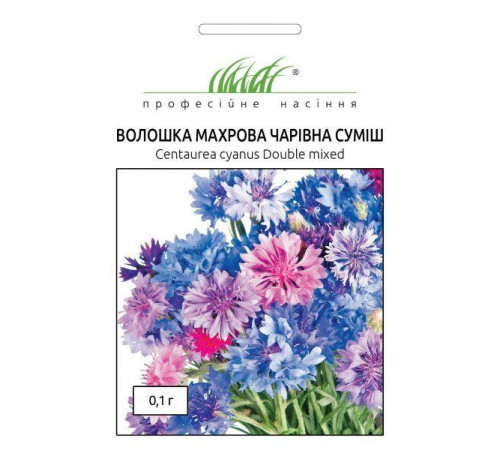 ТМ Професійне насіння Волошка махрова Чарівна суміш 0,1г