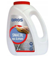Засіб від слимаків Snacol/Снакол ТМ Bros/Брос 1кг БАНКА Польща ОРИГІНАЛ