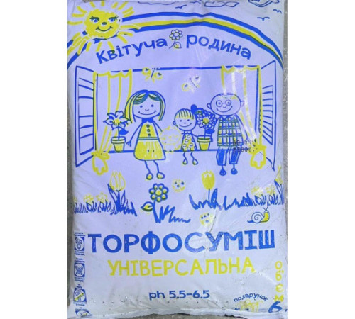 Торф'яний субстрат Універсальний Квітуча родина 10л