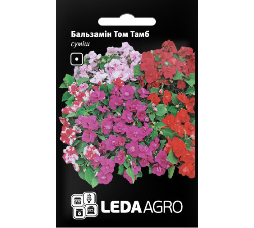 ТМ LEDAAGRO Бальзамін махровий Том Тамб 0,5 г
