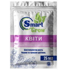 Біостимулятор росту Smart Grow  Квіти - пишне і тривале цвітіння 25мл/35шт