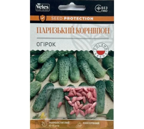 ТМ ВЕЛЕС Огірок Паризький корнішон 50шт інкруст.