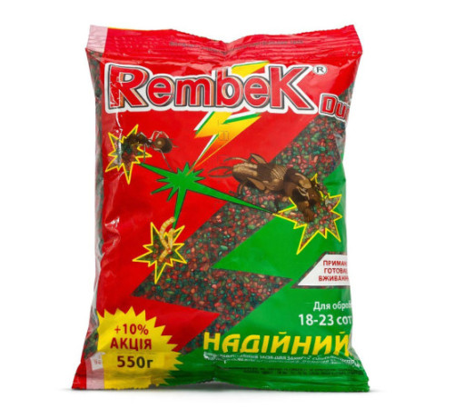 Інсектицид Рембек Дуо січка мікс (зел+черв) 550г уп/30шт