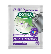 СУПЕР ДОБРИВО Сотка Хелат марганцю 10г уп/30шт