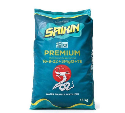 Добриво SAIKIN Premium 16-8-22+3MgO+ME+EAV 15кг (мішок)