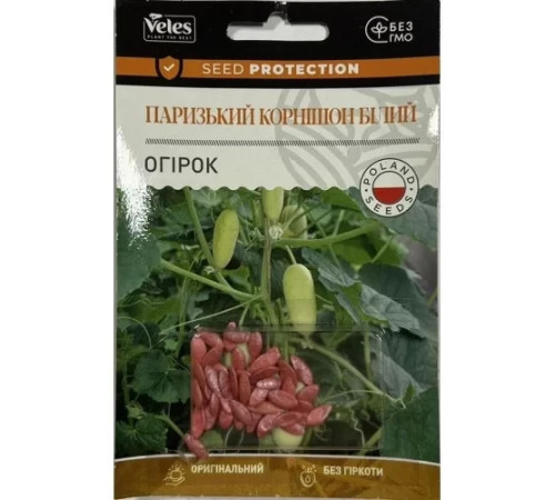 ТМ ВЕЛЕС Огірок Паризький корнішон білий 50шт інкруст.