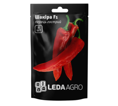 ТМ LEDAAGRO Перець гострий Шакіра F1 8шт