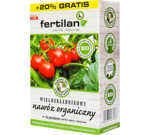 ТМ FERTILAN Органічне добриво Томати 1кг Польща
